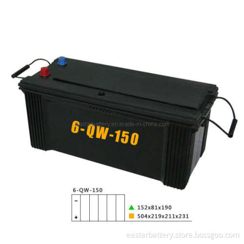 JIS Sealed Maintenance Free Truck Battery
